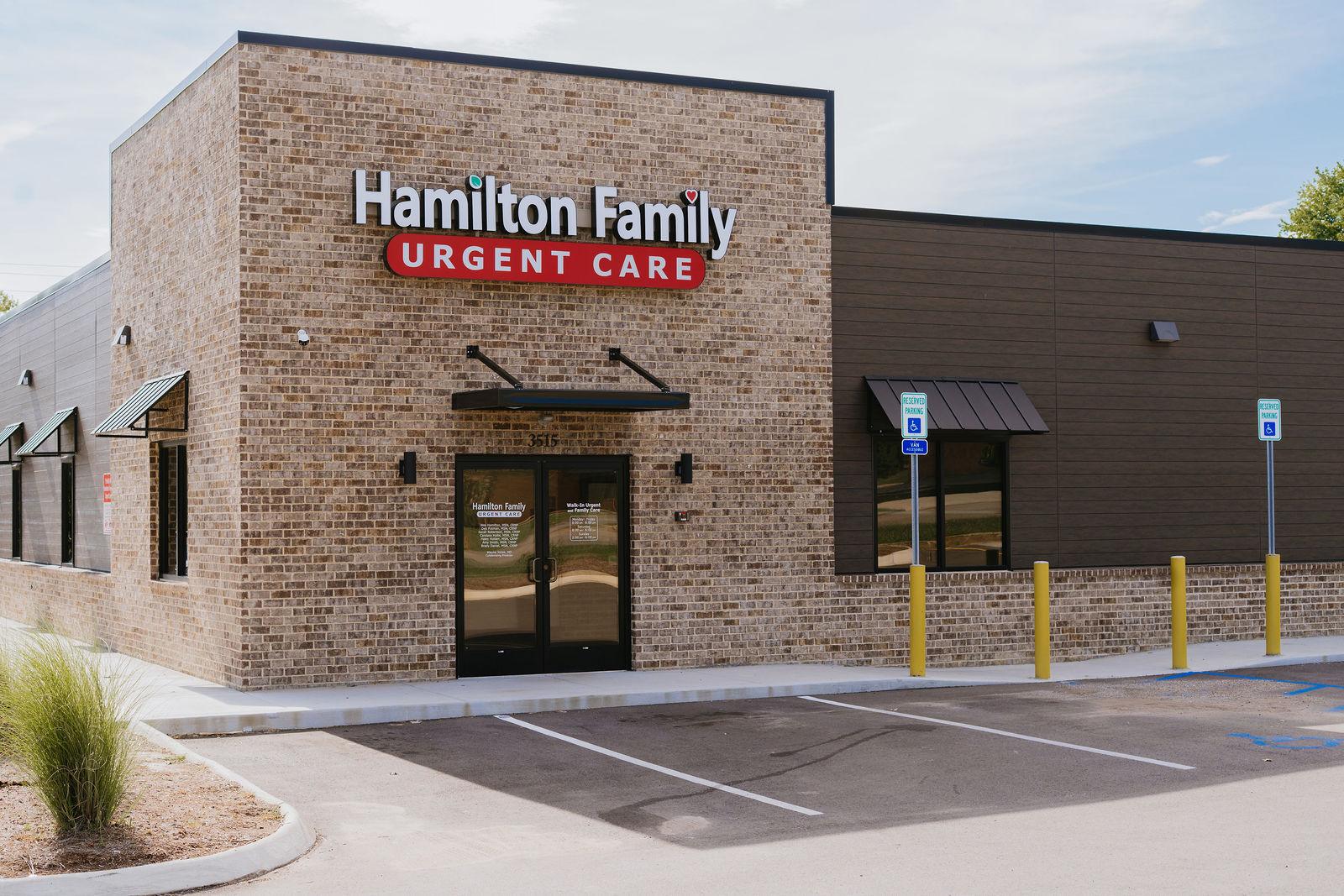 The Hamilton Family Urgent Care building in Florence